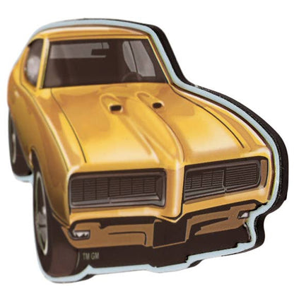 1968 Pontiac Embossed Metal Magnet
