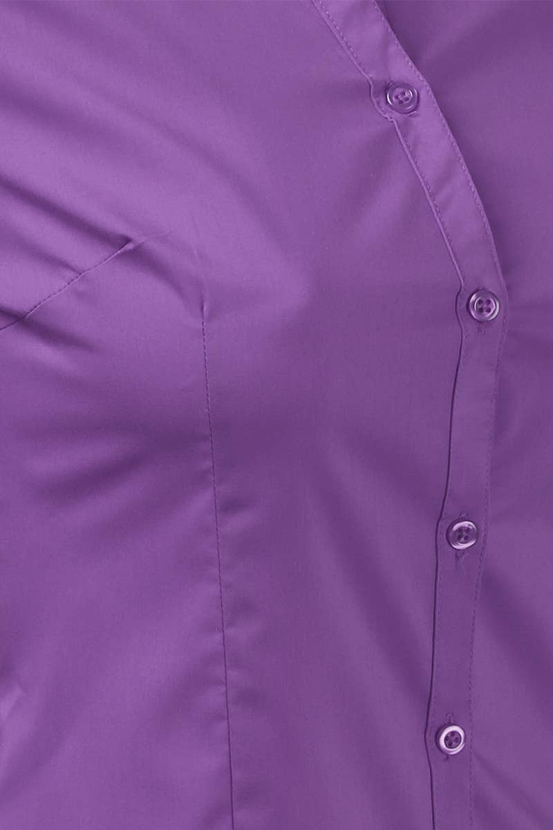 Button Down Long Sleeve Collared Shirt