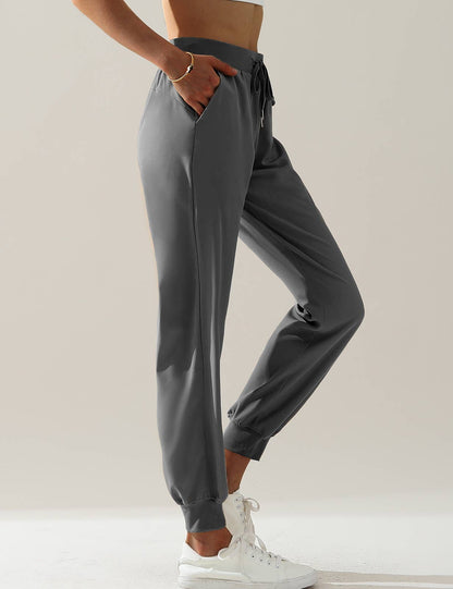 Elastic Band Waist With Side Pocket Pants