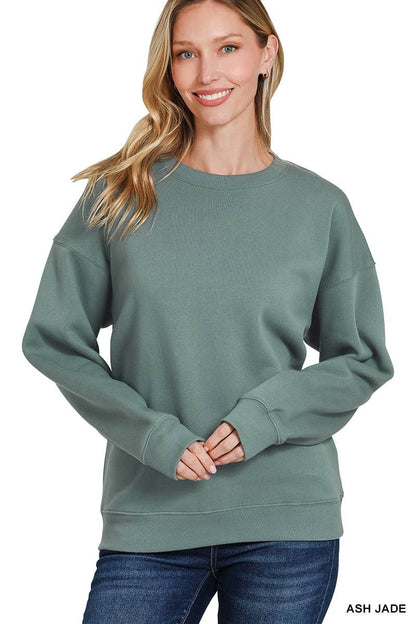 Fleece Round Neck Sweatshirts