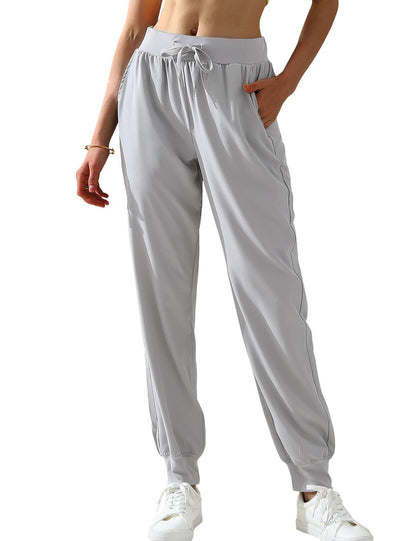 Elastic Band Waist With Side Pocket Pants