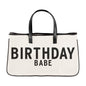 Santa Barbara Canvas Tote - Birthday Babe