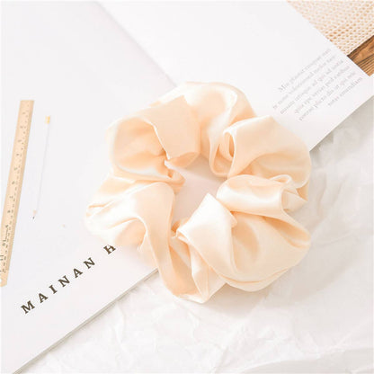 silk scrunchie wine