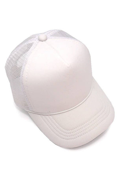 Custom Trucker Foam Front Mesh Back Cap |