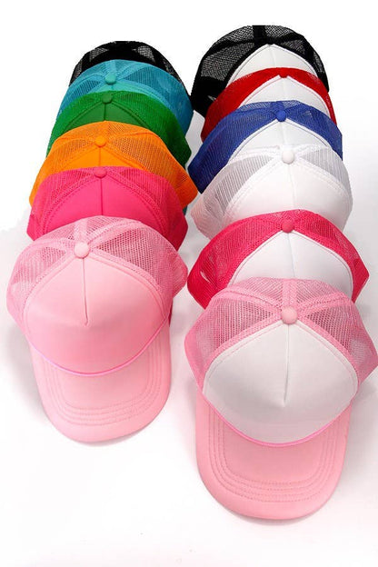 Custom Trucker Foam Front Mesh Back Cap |