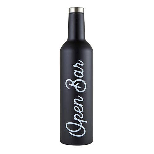 SS Wine Bottle - Open Bar