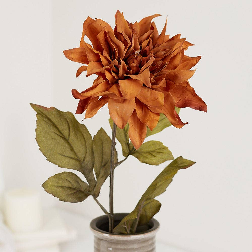 25" Artificial Dahlia Stems