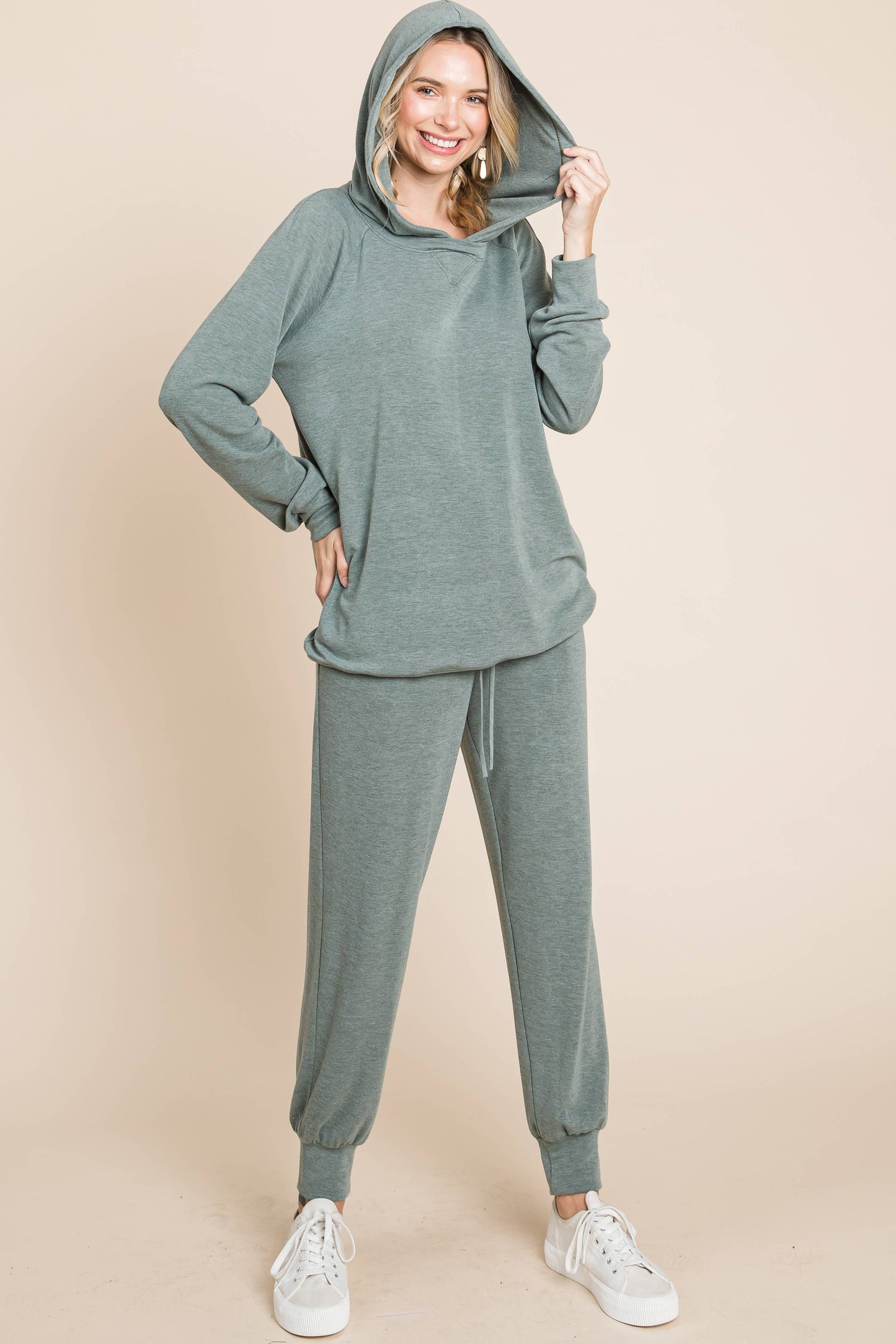 French Terry Hoodie and Jogger Set
