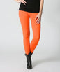 Solid full-length leggings