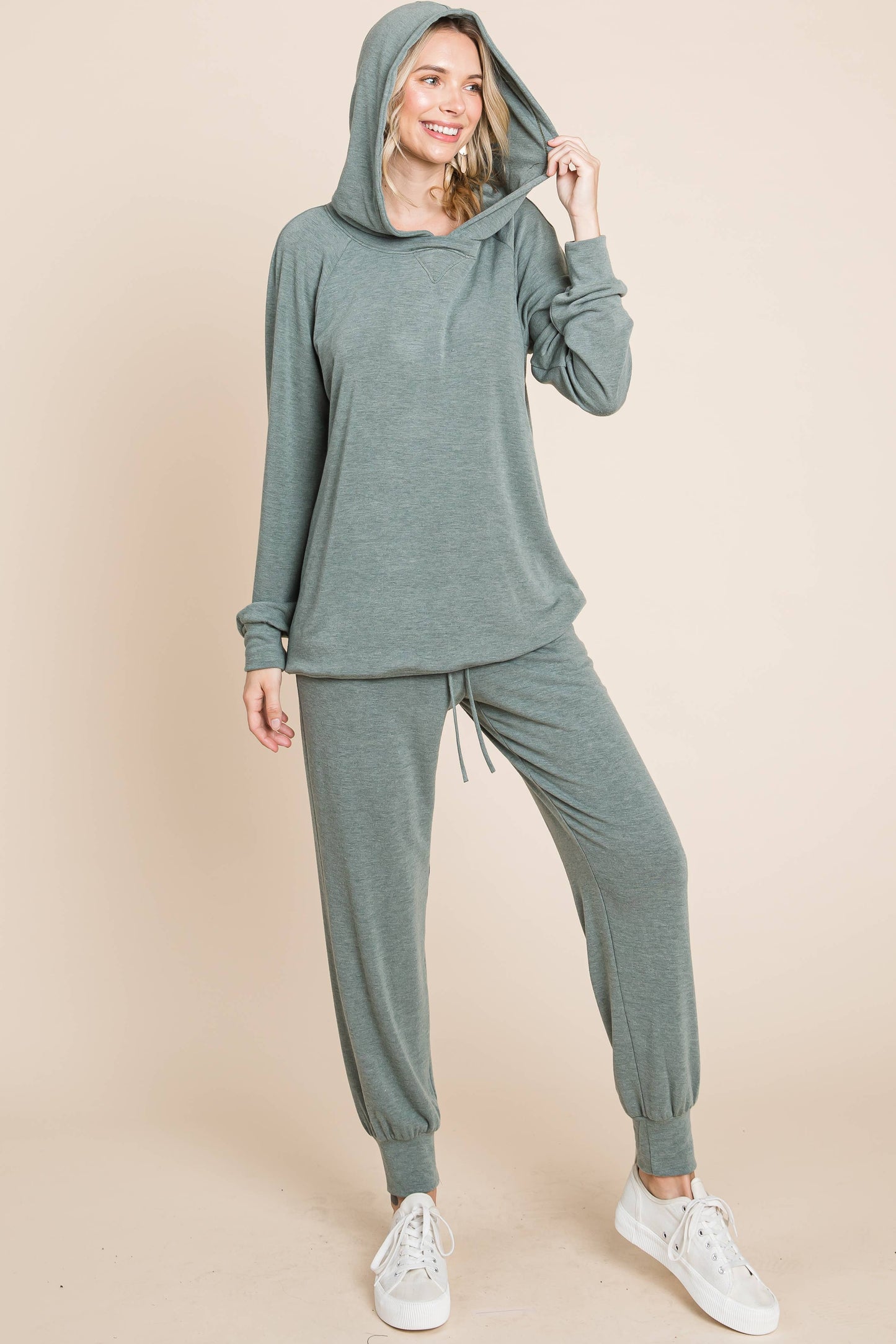 French Terry Hoodie and Jogger Set