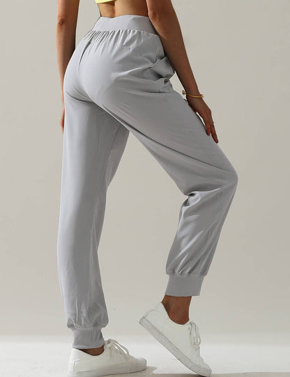 Elastic Band Waist With Side Pocket Pants