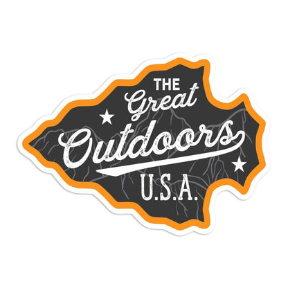 Great Outdoors Die Cut Vinyl Sticker