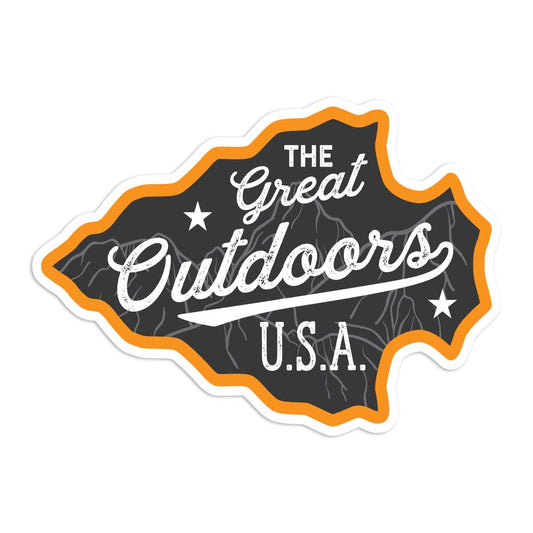 Great Outdoors Die Cut Vinyl Sticker