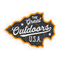 Great Outdoors Die Cut Vinyl Sticker