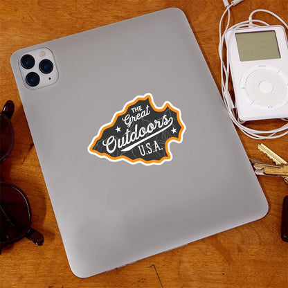 Great Outdoors Die Cut Vinyl Sticker