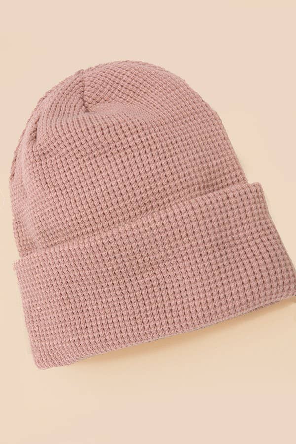 Soft Ribbed Knit Beanies