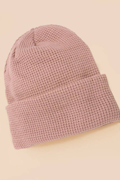 Soft Ribbed Knit Beanies