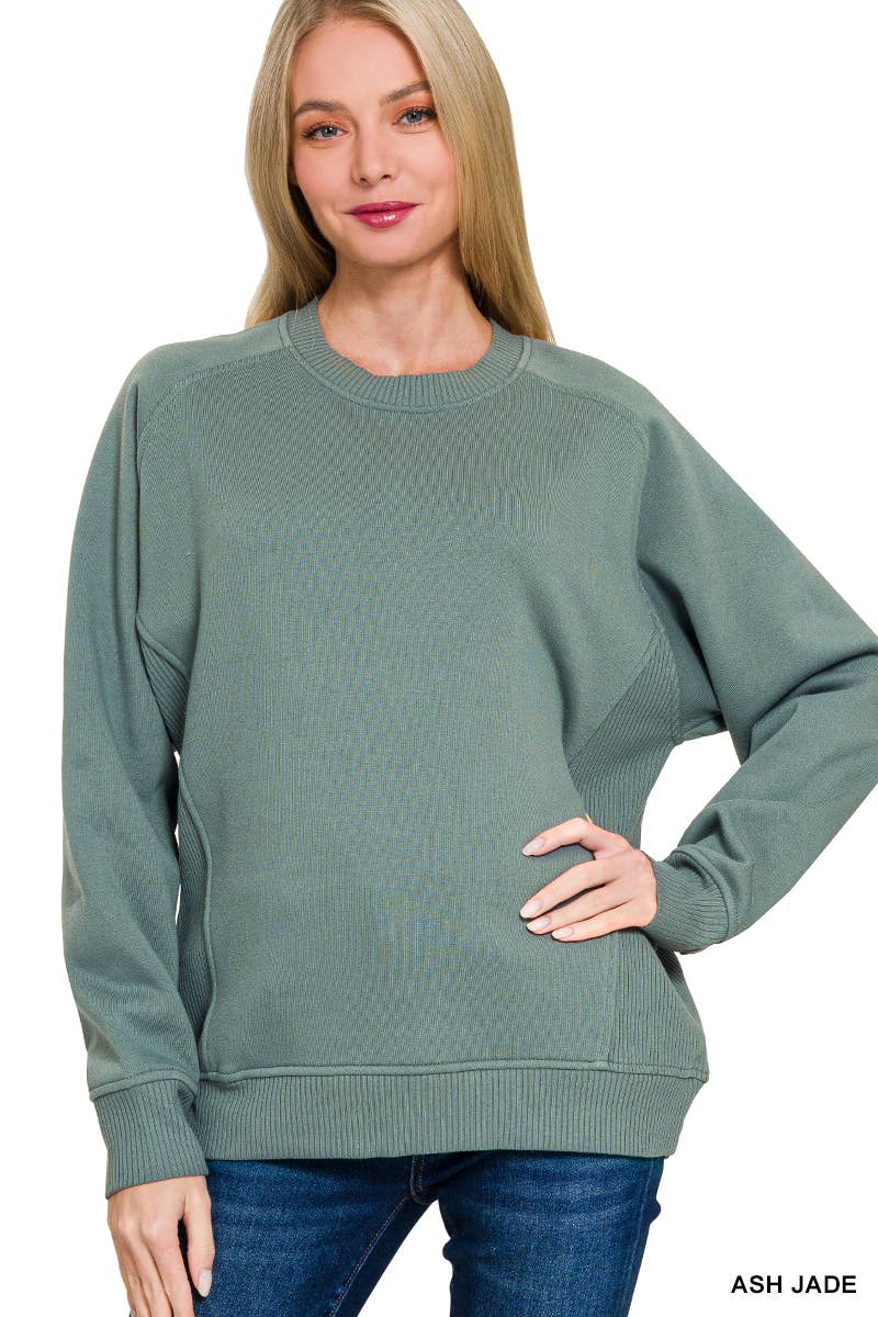 Fleece Round Neck Sweatshirts