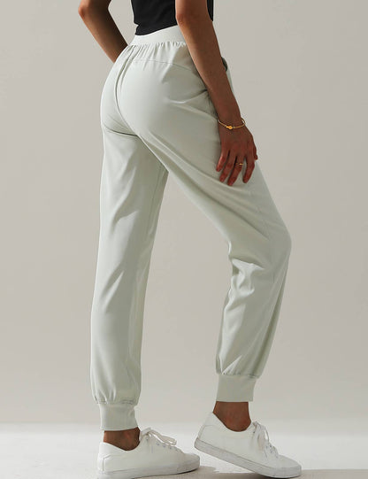 Elastic Band Waist With Side Pocket Pants