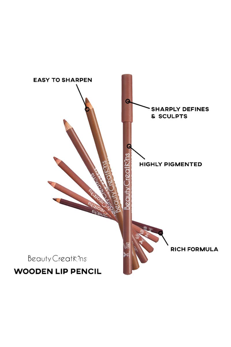 Peach Wooden Lip Pencil -