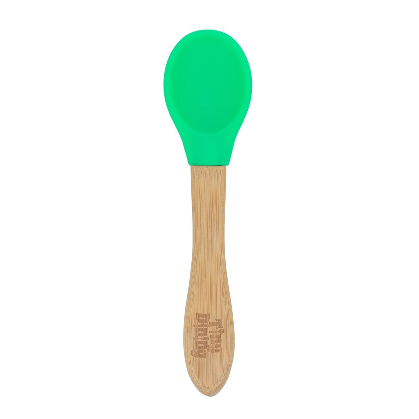 Tiny Dining Kids Bamboo Soft Tip Spoon - Green