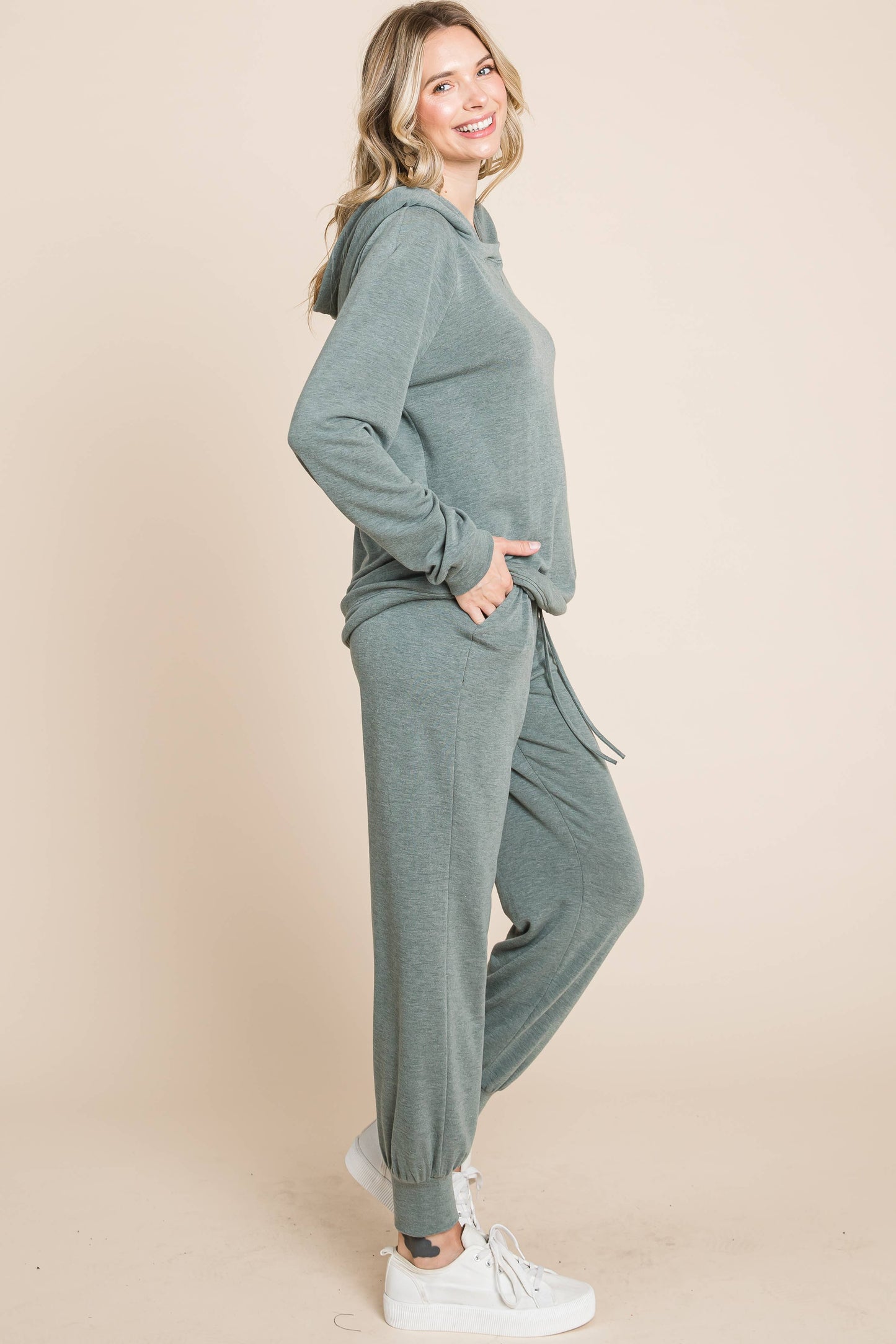 French Terry Hoodie and Jogger Set