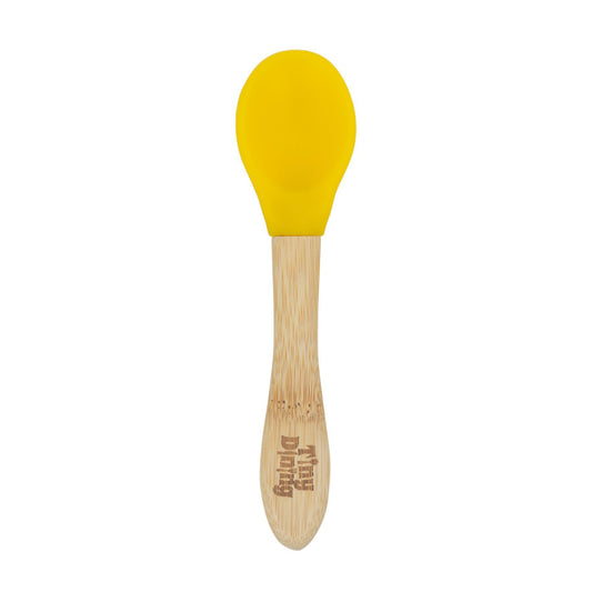 Tiny Dining Kids Bamboo Soft Tip Spoon - Yellow