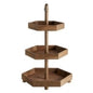 47th & Main 3-Tier Hexagon Wood Stand, 25.6-Inches High