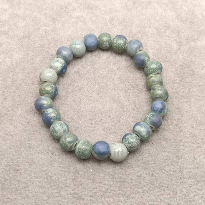 Multi-style Handmade Ceramic Beaded Elastic Rope Bracelet