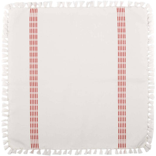 Madeline Red Napkin Set of 6 18x18