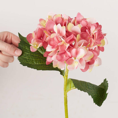 19" Artificial Hydrangea Polysilk Flower Stem -