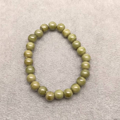 Multi-style Handmade Ceramic Beaded Elastic Rope Bracelet