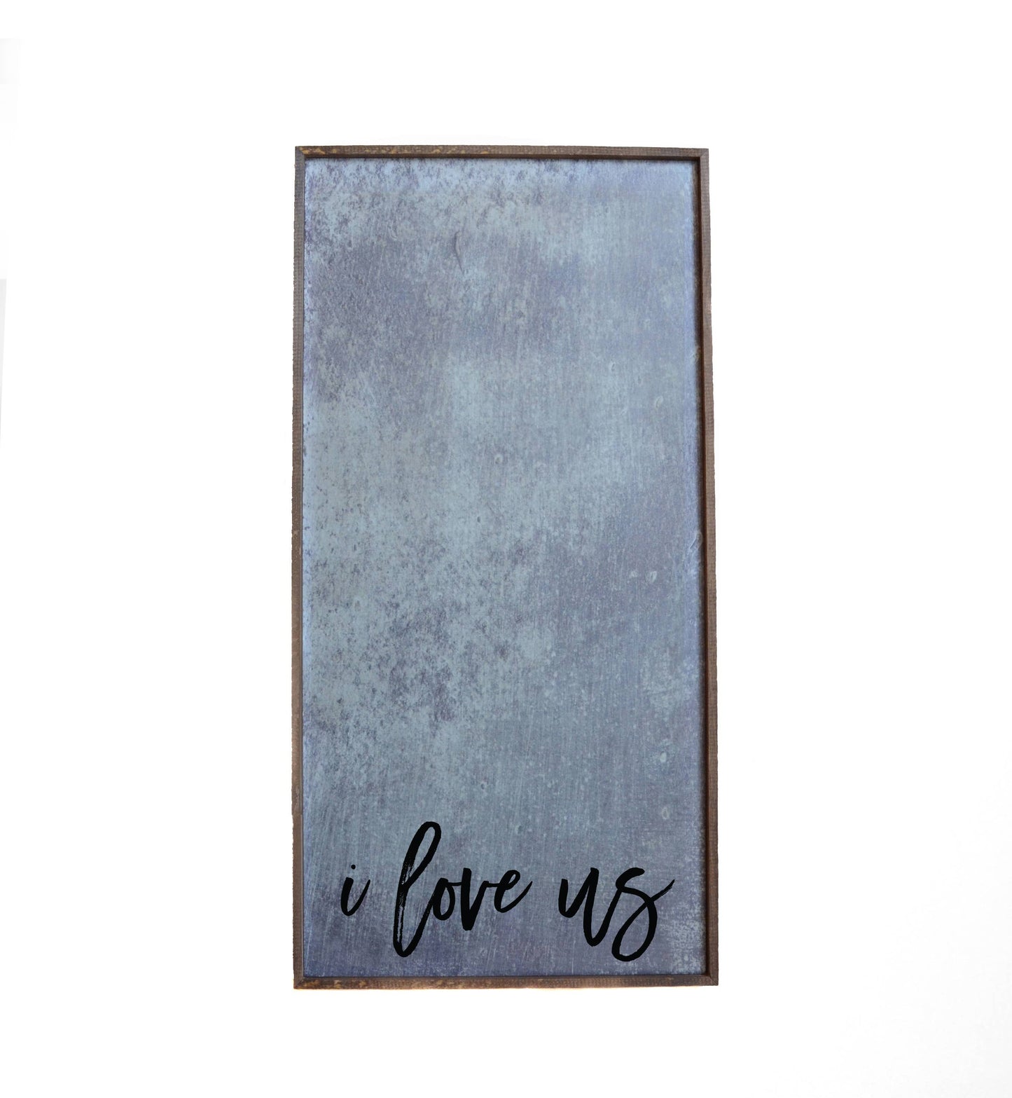 12x24 Magnetic Photo Frame - I Love Us Vertical
