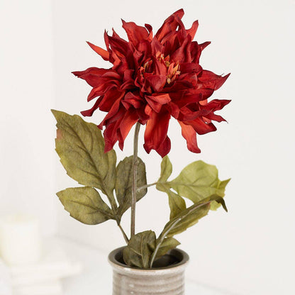 25" Artificial Dahlia Stems