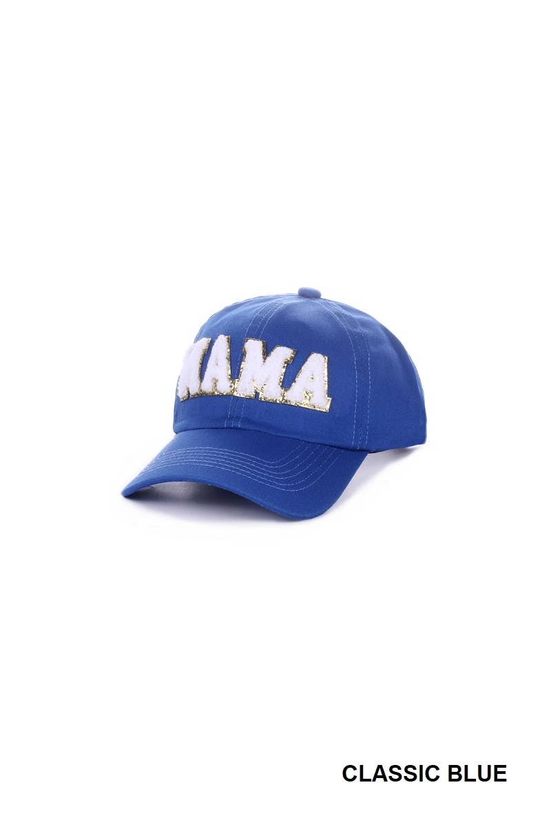 Mama Chenille Patch Cotton Baseball Cap Hat