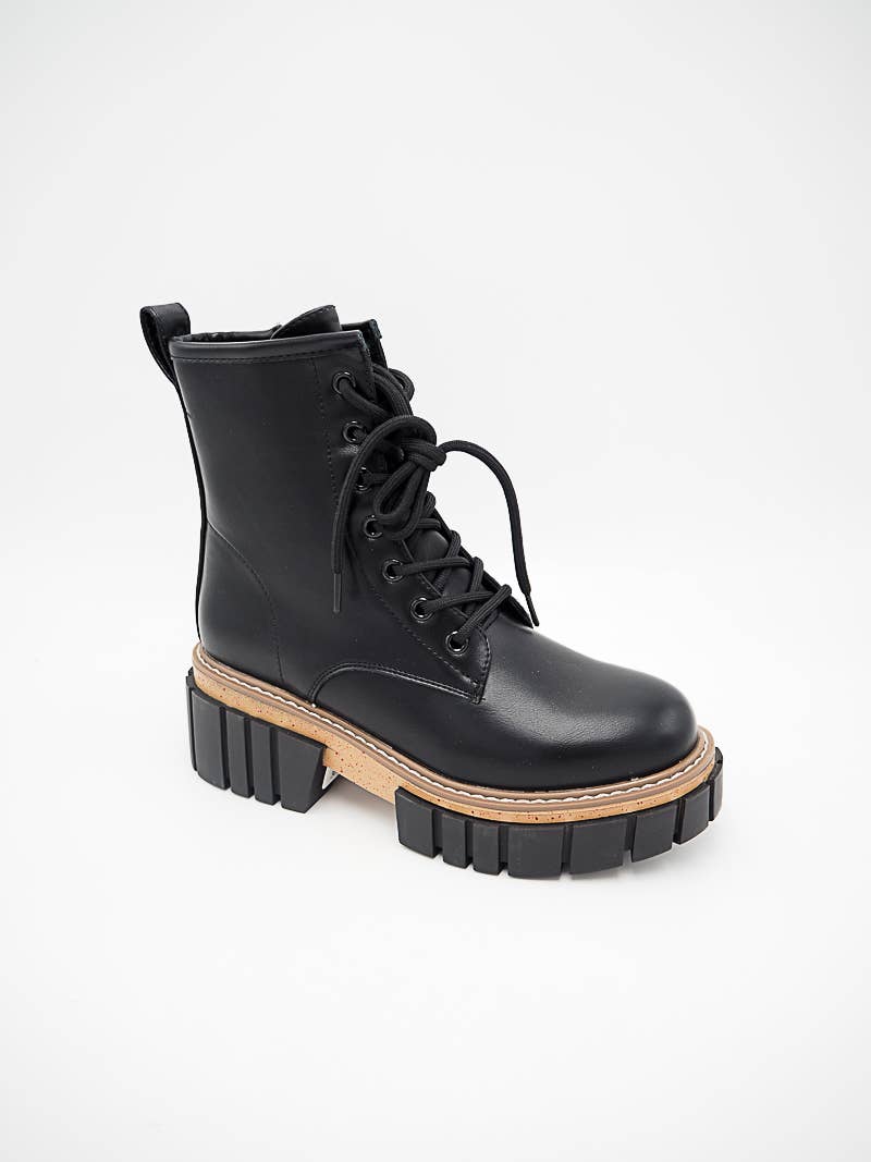 Lattifa Lace up Boot Size 37/6.5