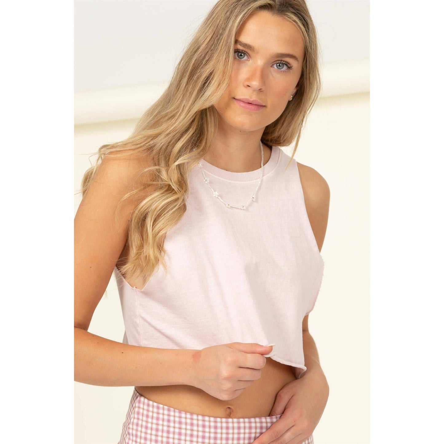 Sleeveless Cropped Top