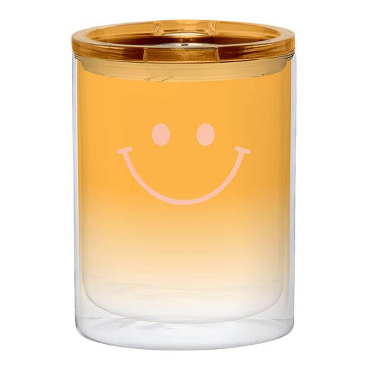 Double-Wall Short Tumbler - Smile