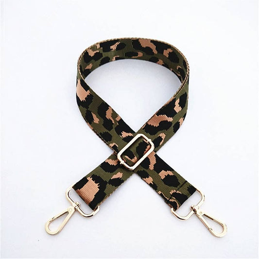 Color Leopard Print Adjustable Straps