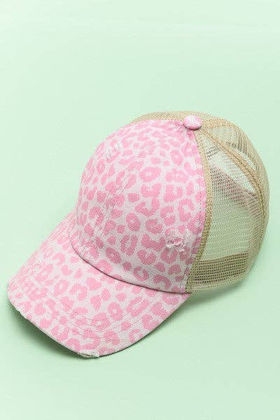 Distress Mesh Back Cap