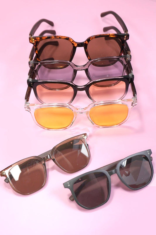 retro frame sunglasses  | G817