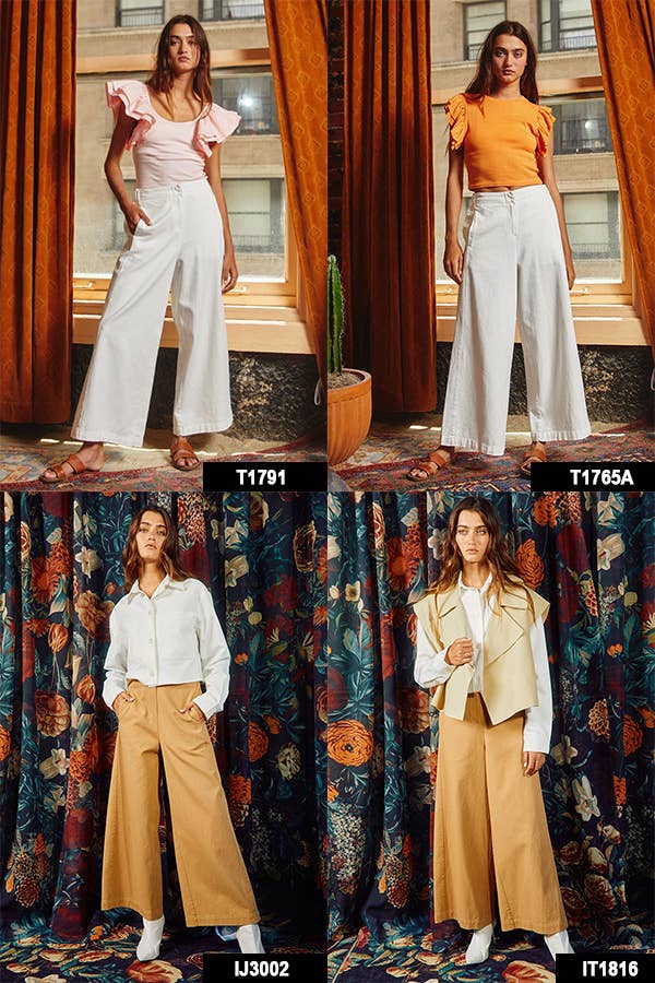 Wide Leg Crop Pants