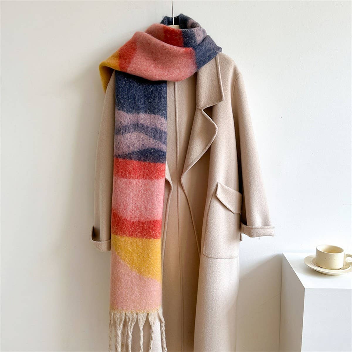 Color Autumn And Winter Scarf