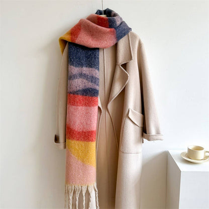 Color Autumn And Winter Scarf
