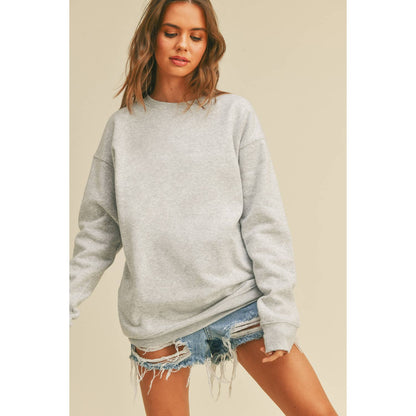 Blank Sweatshirt: BLACK, S