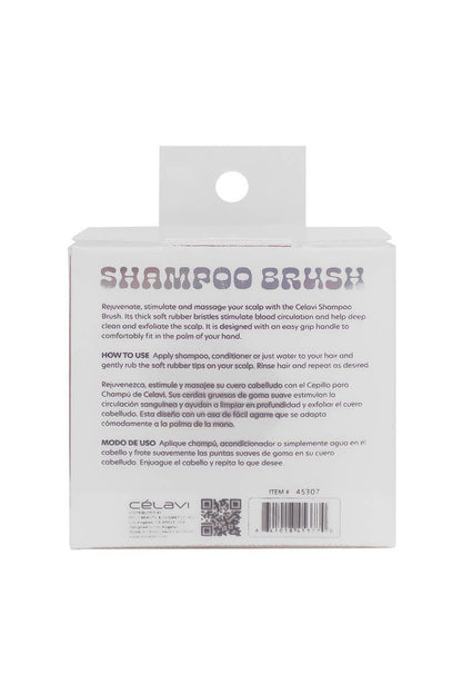 Celavi 45307 Salmon Bath & Spa Shampoo Brush - 12pc