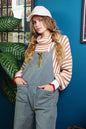 Washed Cotton Twill Solid Overall