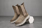 Faux Suede Leather- mid calf boots
