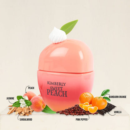 Kimberly Sweet Peach Spray Perfume Eau De Parfum for Women