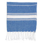 Small Turkish Cotton Beach Towel - Navy